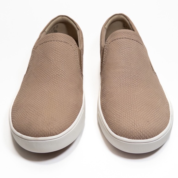 Naturalizer Marianne Women 10W Taupe Snake Embossed Slip On Sneakers - Picture 4 of 14